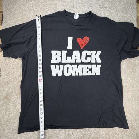 I Love Black Women - T-Shirt Black 3 XL - Picture 4 of 6